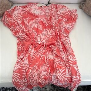 Cleobella. Light orange swim suit cover up. Never worn. Adjustable waist.